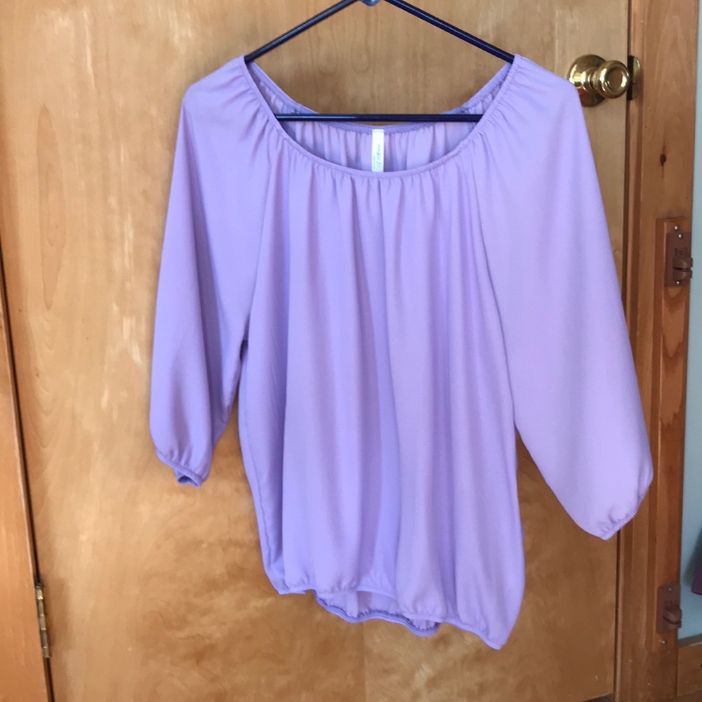 Lavender blouse